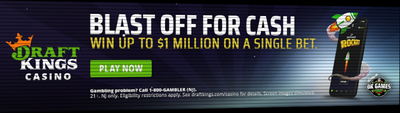 DraftKings Casino NJ Rocket Launch Game Takes Players to Outer Space