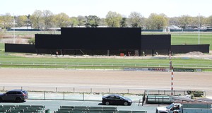 monmouth park horse racing racetrack new video board