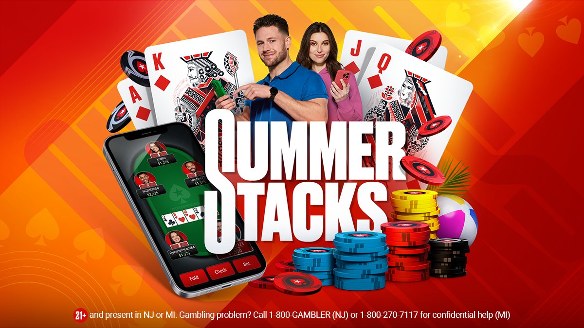 PokerStars Summer Stacks promotional image.-- PokerStars Summer Stacks Returns for Third Consecutive Year
