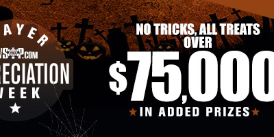 No Tricks, All Treats as WSOP.com Offers Player Appreciation Week