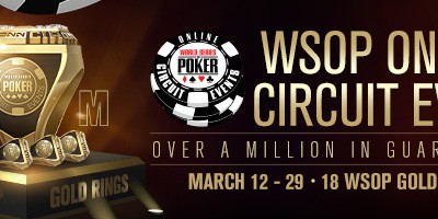 WSOP NJ's $1.5 Million Super Online Circuit Series & Other Exciting March Promos
