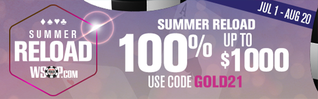 WSOP NJ Giving All Players Valuable Reload Bonus