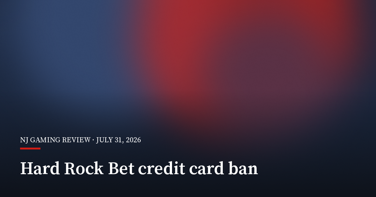 Hard Rock Bet Ends Credit Card Deposits Across Its U.S. Platform