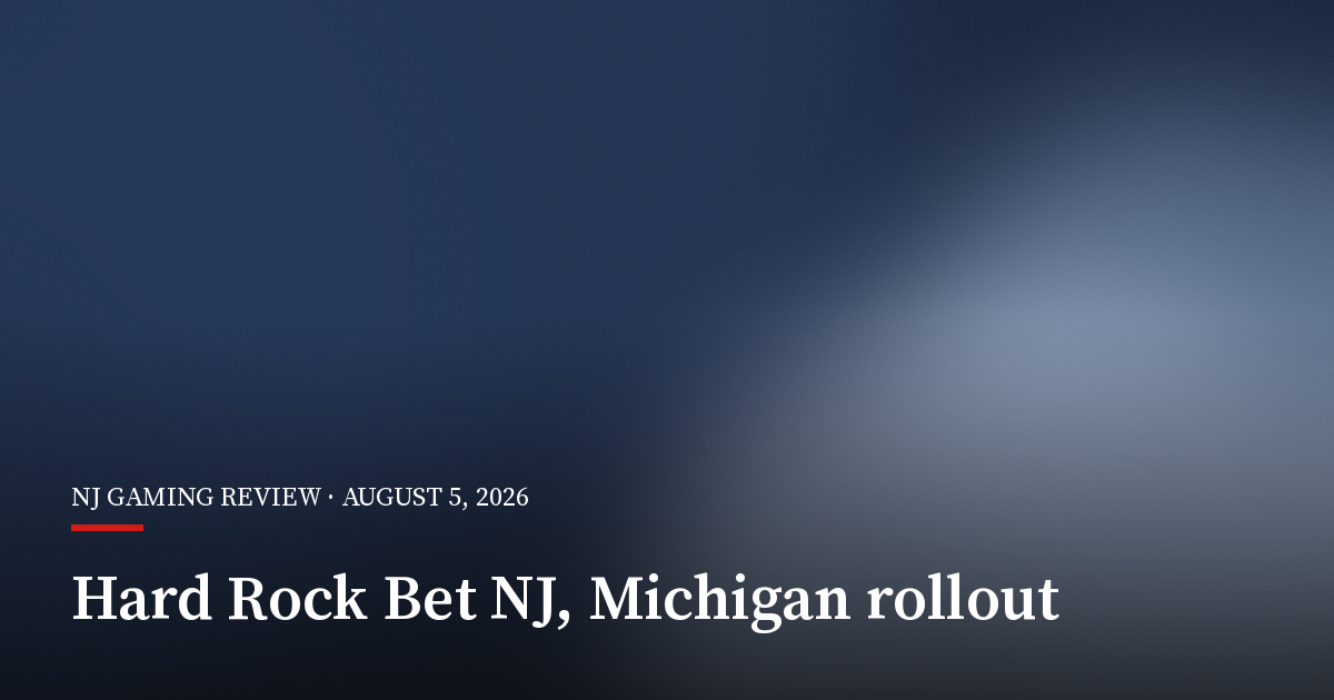 Hard Rock Bet Adds 28 Games in New Jersey and Michigan