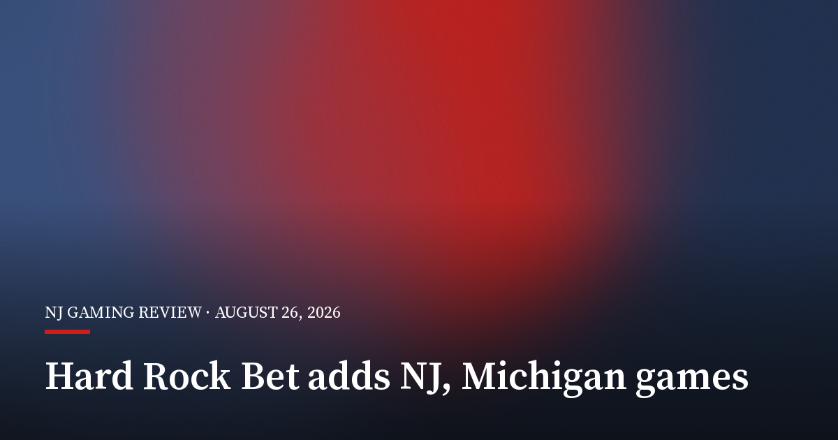 Hard Rock Bet Adds 17 Casino Games in New Jersey and Michigan